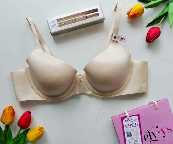 Imagen de Victoria's Lined Demi Nude Claro Sin Costuras 36B.